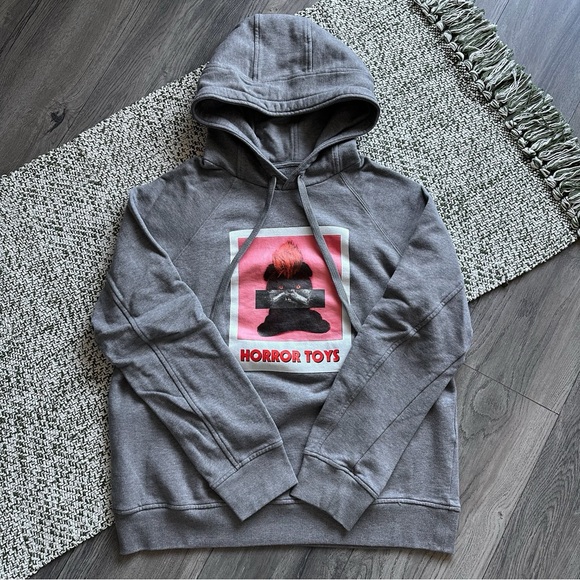 Super Rare Deadstock Neil Barrett Horror Toys Print Hoodie
